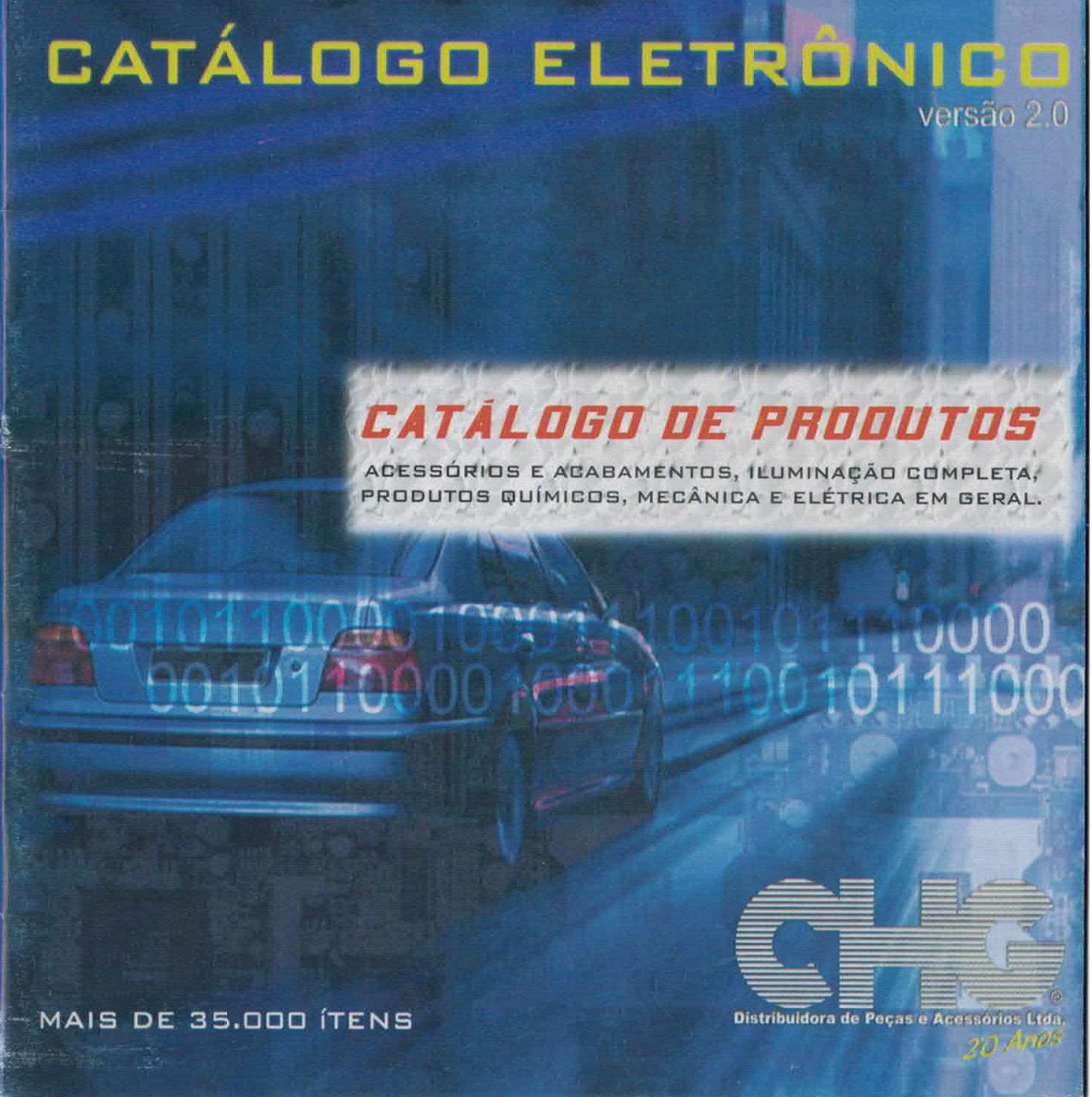 Primeira capa do cd do catálogo